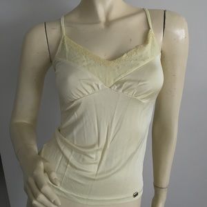 Ted baker silk racer back tank top with sequins